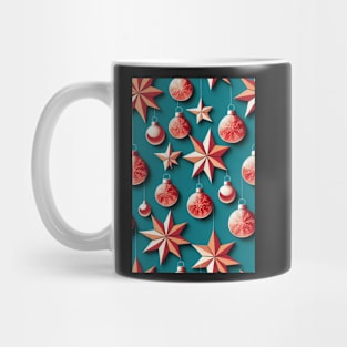 Christmas Seamless Pattern, Christmas Decorations #6 Mug